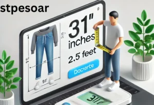 31 inches to feet size